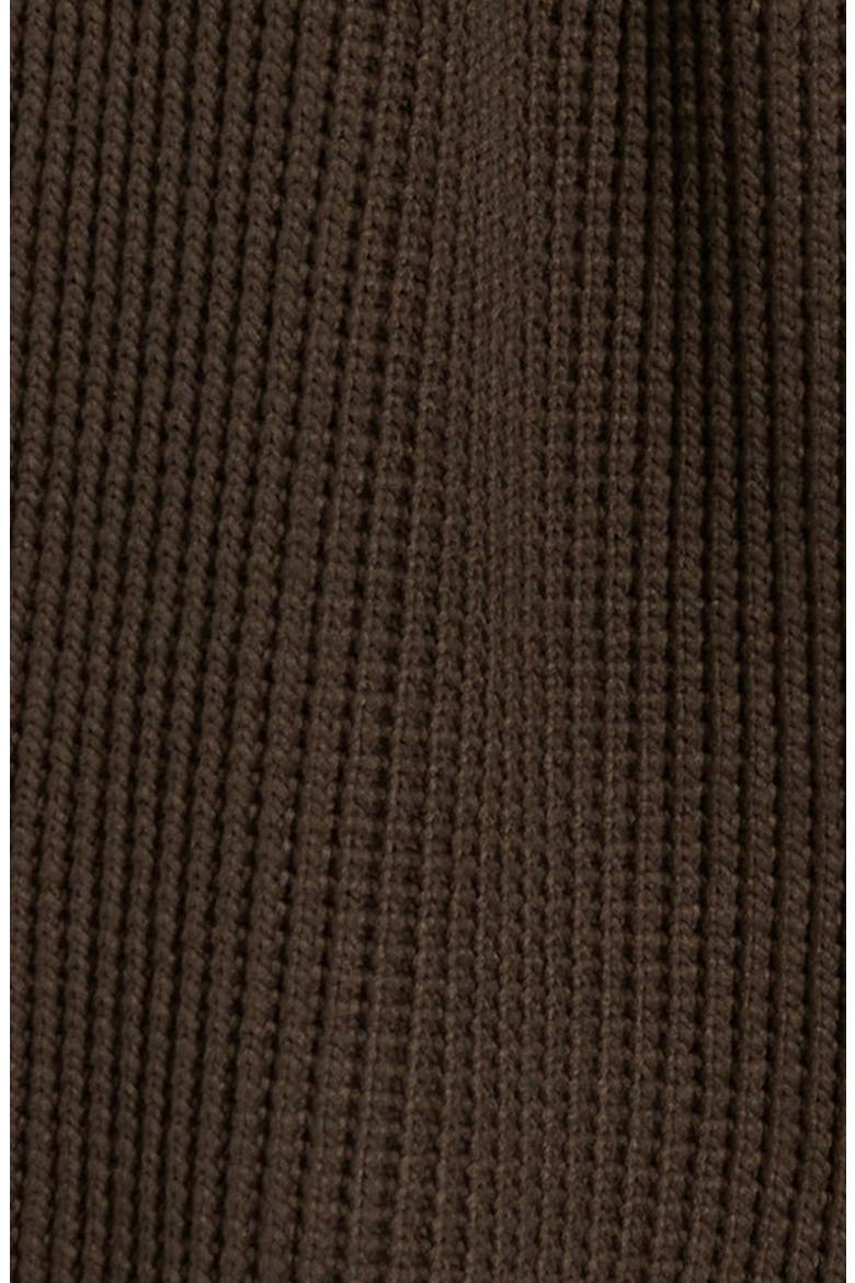 Brioche Knit Scarf, Alternate, color, DEMITASSE