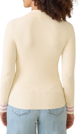 Shiloh Organic Cotton & Cashmere Polo Sweater