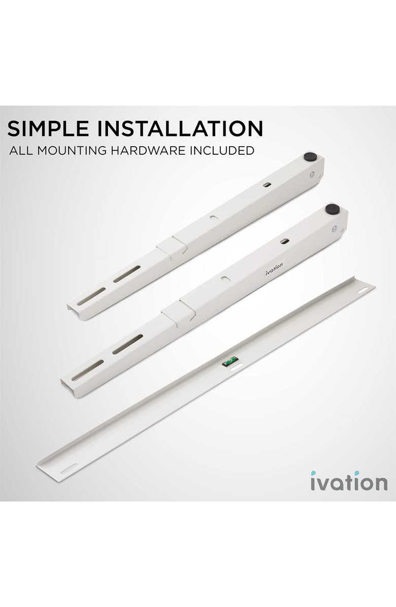 Ivation Outdoor Split Air Conditioner Bracket, Heavy-Duty Wall Mount Universal AC Support Bracket, Alternate, color, 