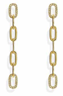 Liza Schwartz Love Link Drop Earrings