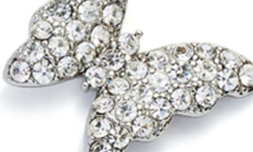 Kleinfeld Pavé Crystal Butterfly Linear Drop Earrings