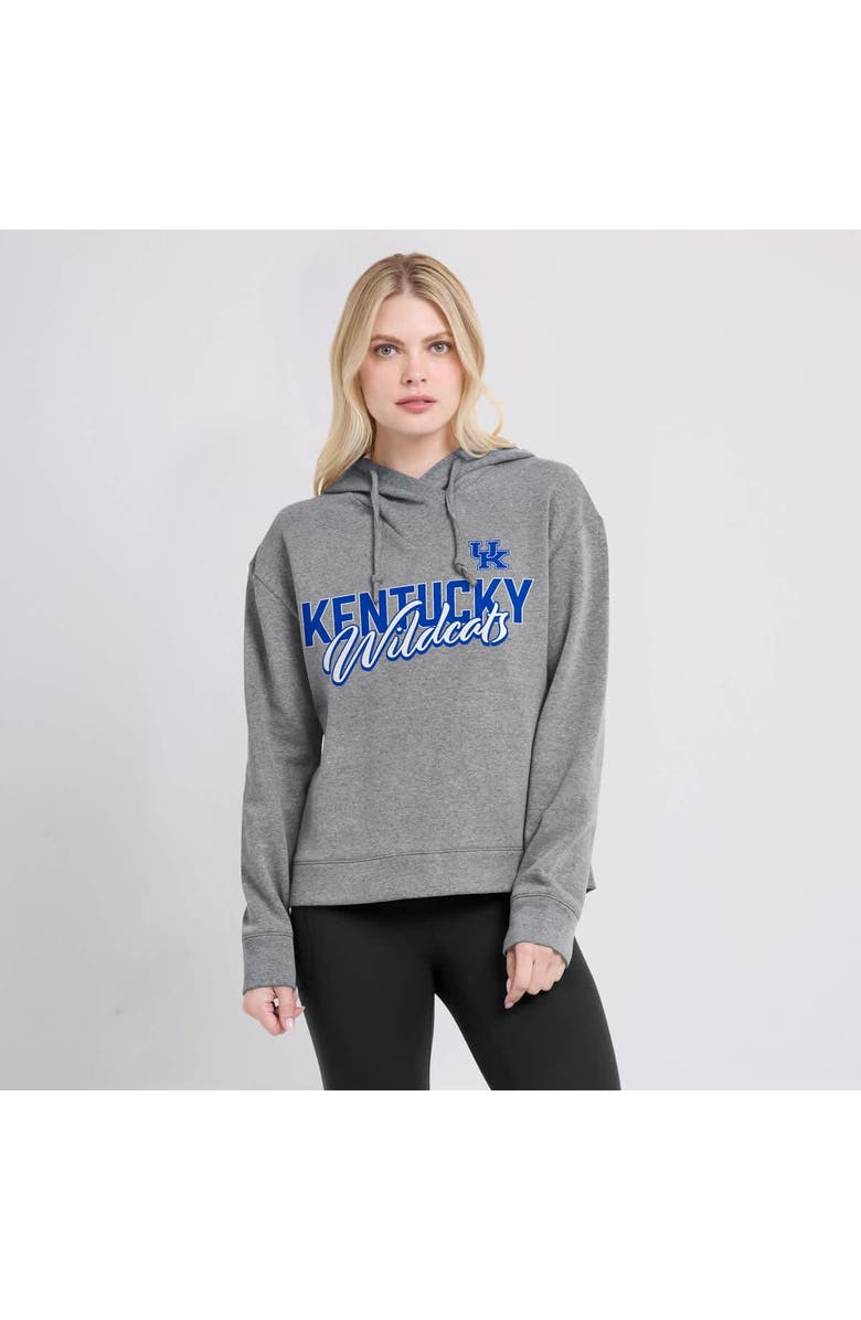 FANATICS Women's Fanatics Heather Gray Kentucky Wildcats Script Favorite Pullover Hoodie, Alternate, color, Heather Gray