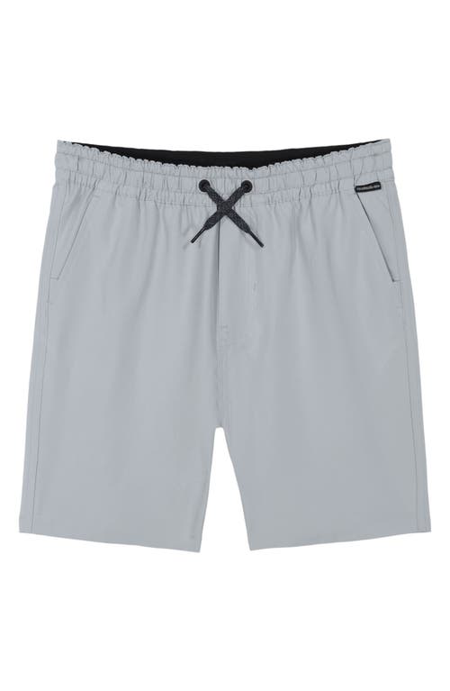 QUIKSILVER QUIKSILVER KIDS' TAXER AMPHIBIAN WATER REPELLENT HYBRID SHORTS