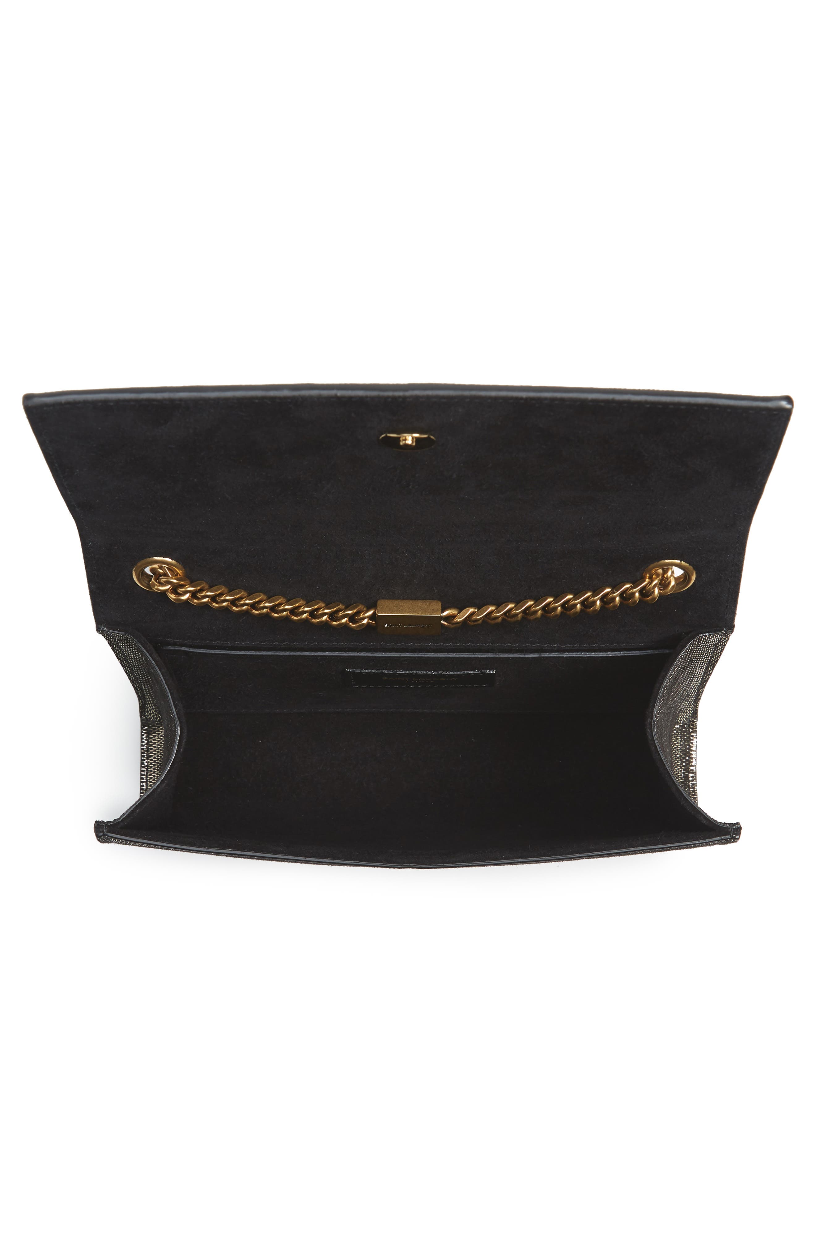 Saint Laurent Small Kate Lambskin Chain Crossbody Bag, Alternate, color, 