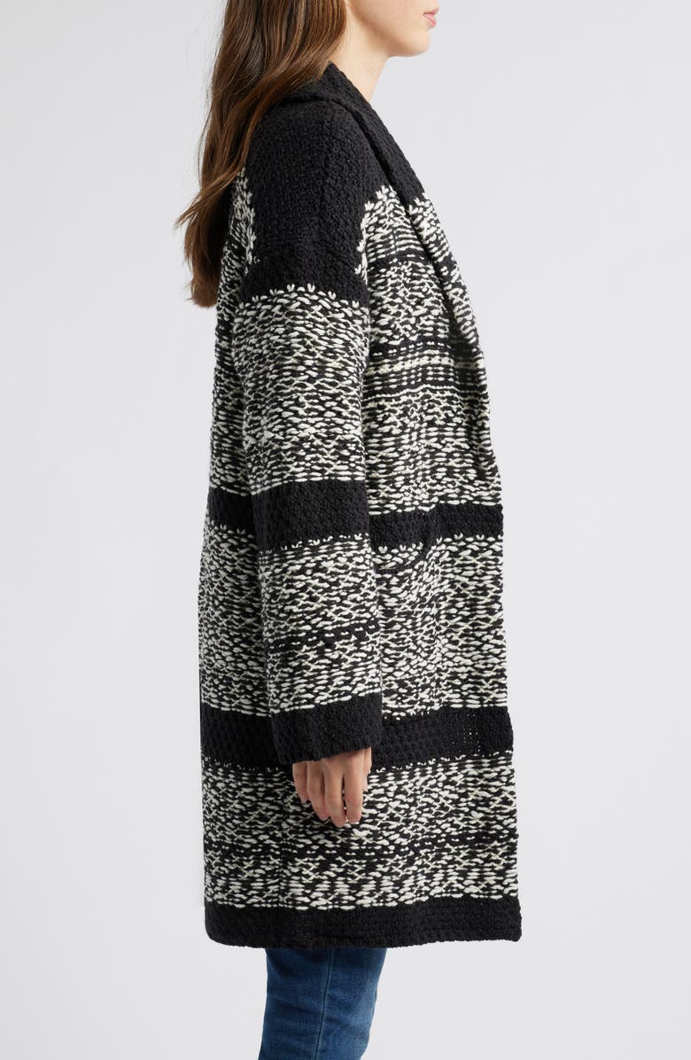 Lucky Brand Fair Isle Sweater Coat, Alternate, color, 