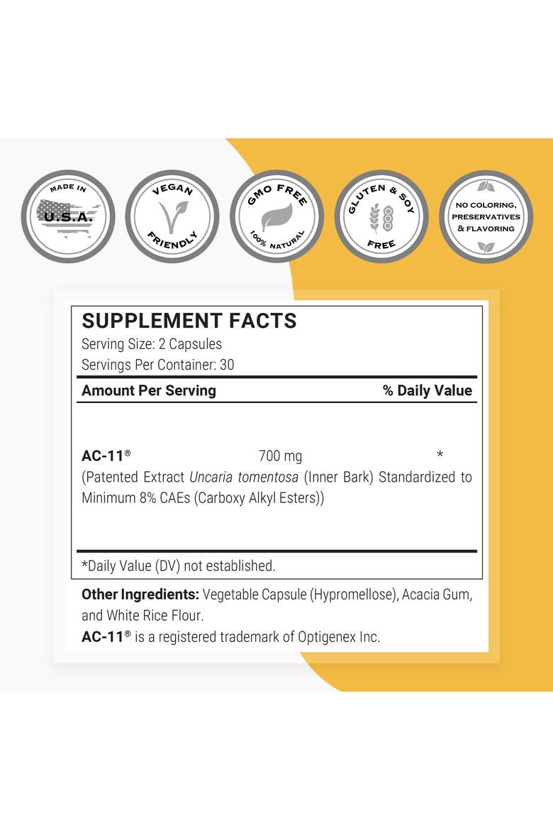 AC-11 700mg Cat's Claw Extract, Alternate, color, None