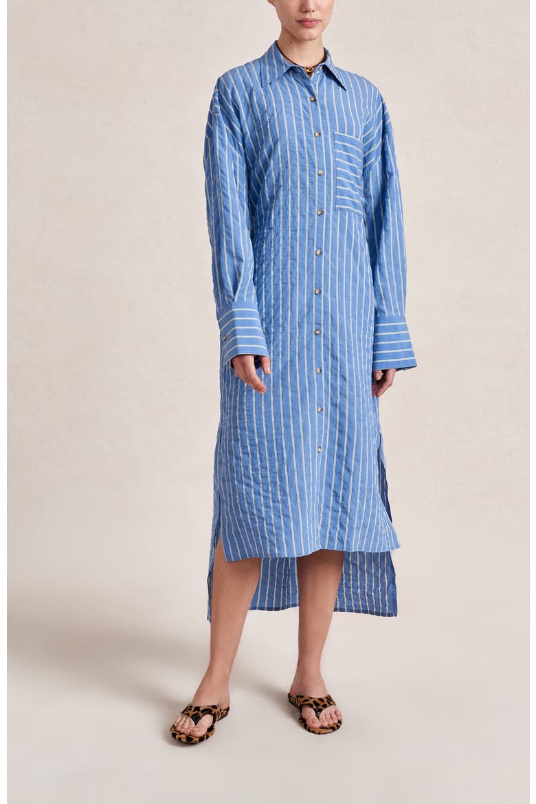 Tangier Shirt Dress, Main, color, Chambray