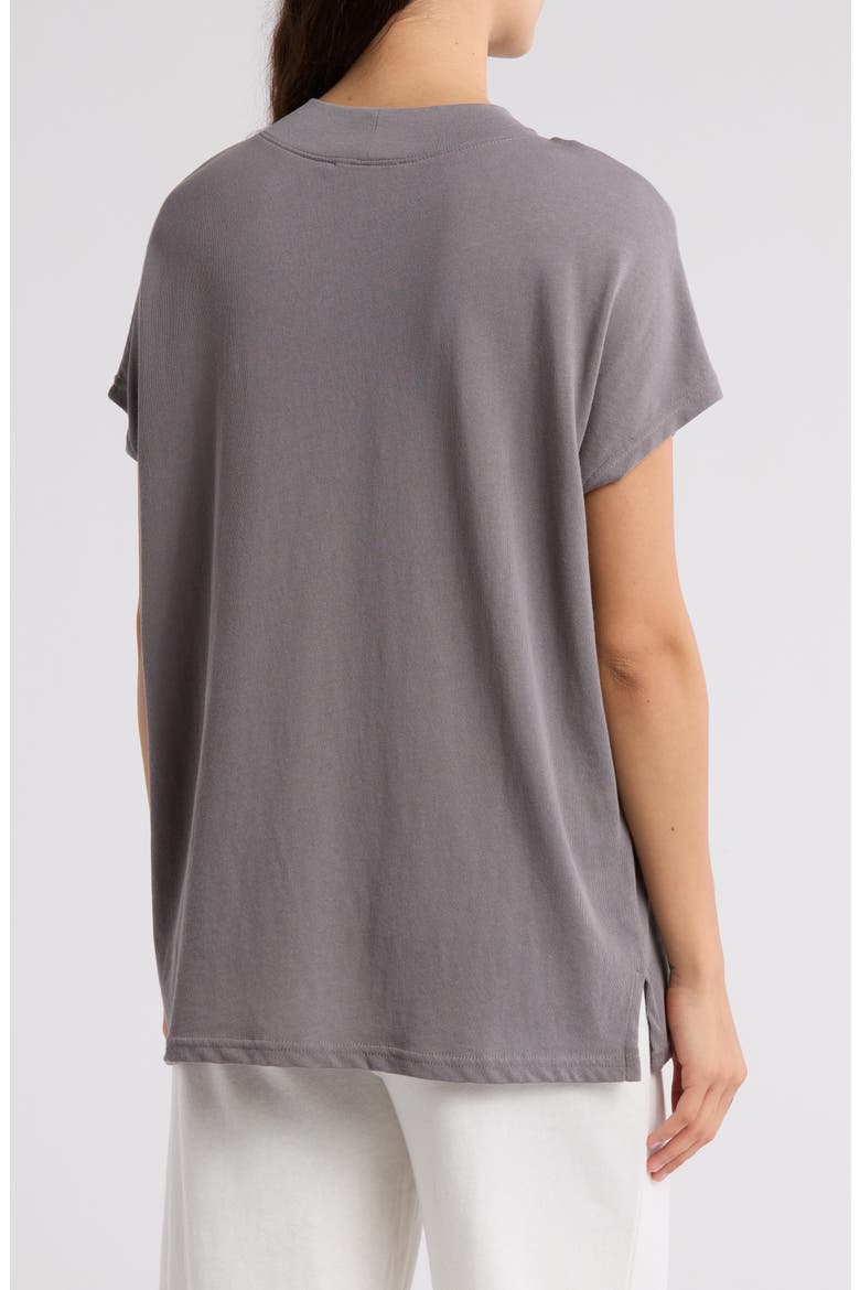 Soren Mock Neck Top, Alternate, color, GRAPHITE