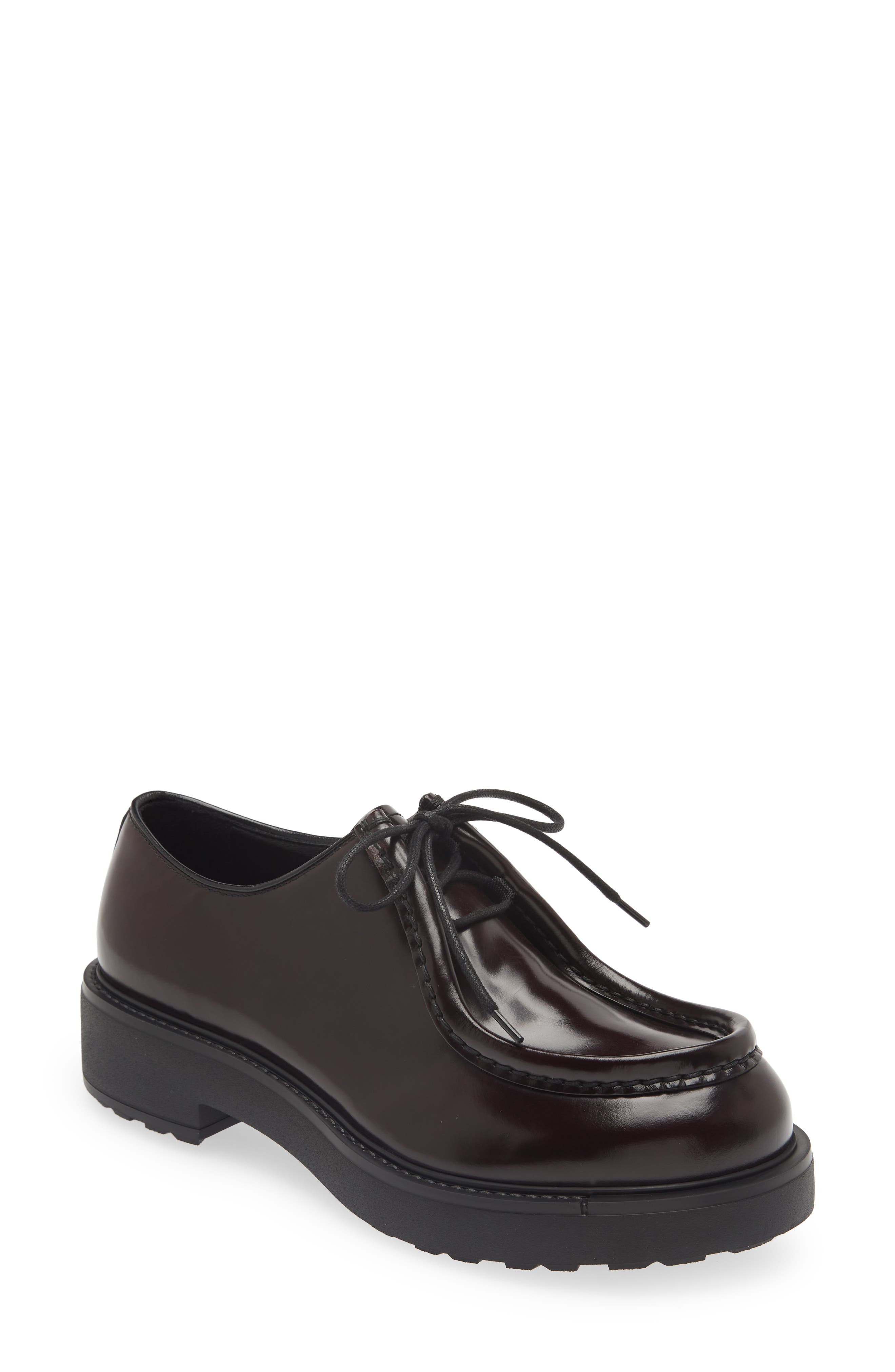 Prada Lug Sole Oxford, Main, color, 
