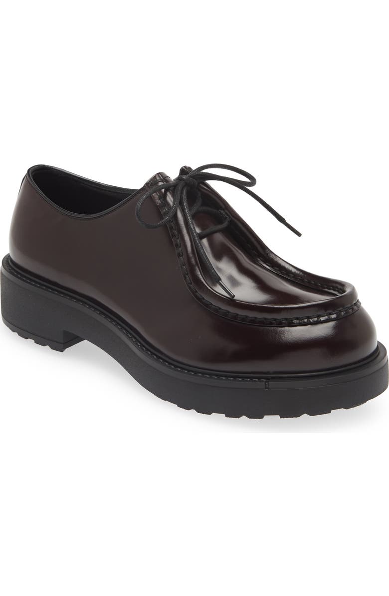 Prada Lug Sole Oxford, Main, color,