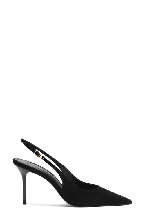 Schutz Alicia Pointed Toe Slingback Pump In Black