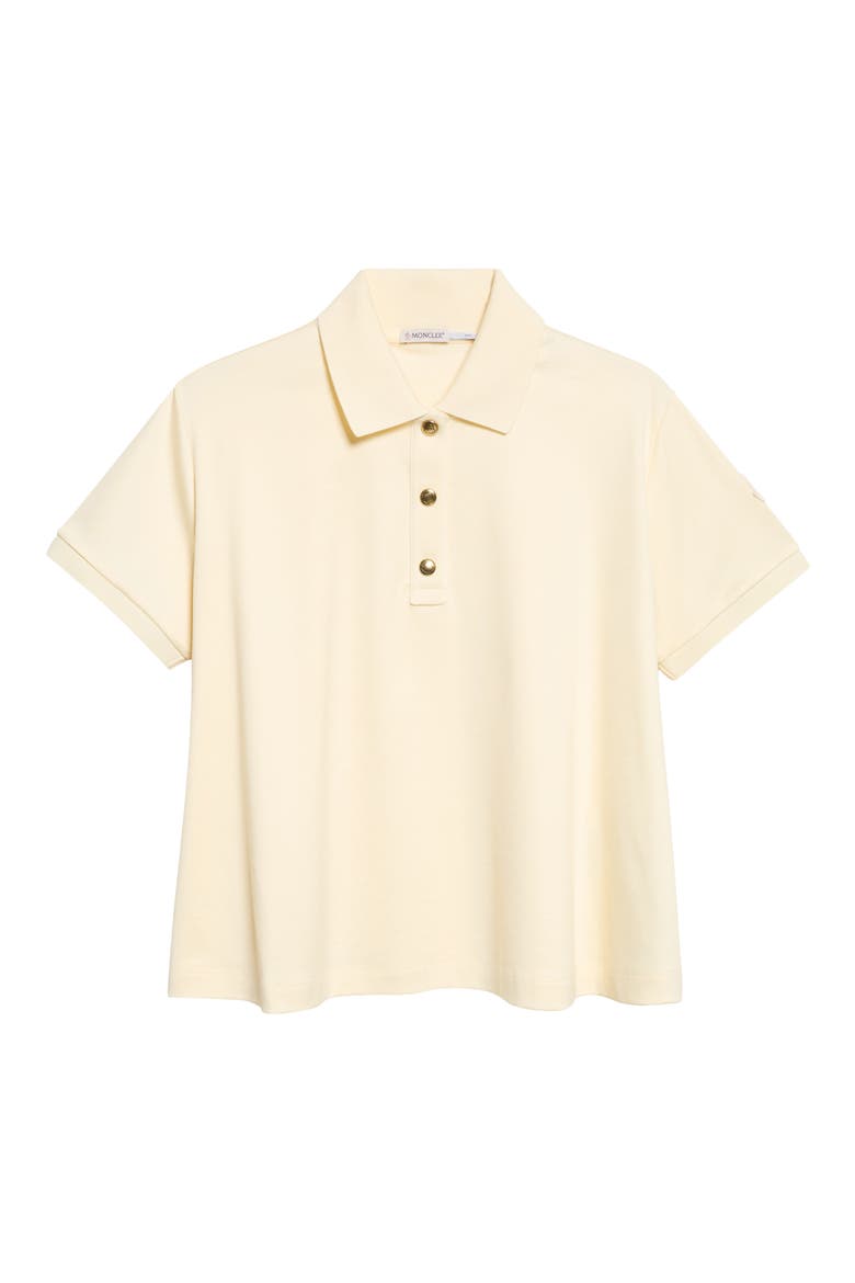Snap Placket Polo, Main, color, WHITE