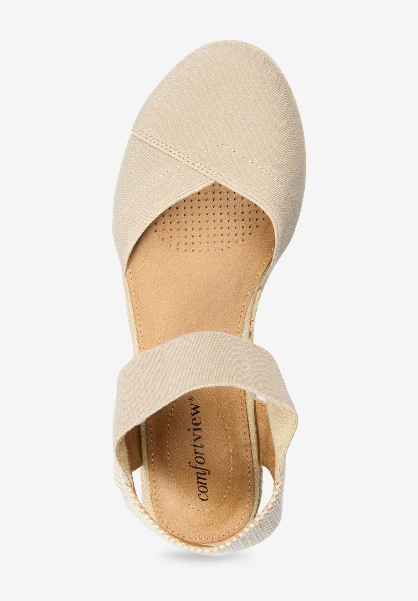 The Abra Stretch Fabric Espadrille, Alternate, color, NEW KHAKI