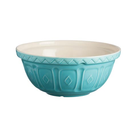 Color Mix Turquoise Size 12 Mixing Bowl, 4.25 Quart