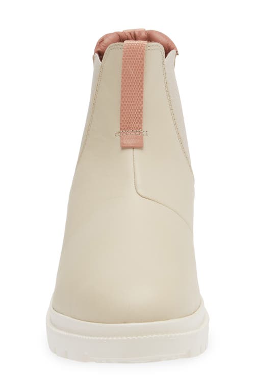 Olukai Hehi Waterproof Chelsea Leather Lug Boot In Brown