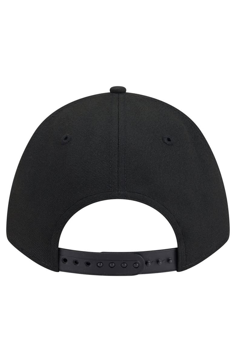 New Era Men's New Era  Black Atlanta Falcons Team Collection 9FORTY M-Crown A-Frame Adjustable Hat, Alternate, color, Black