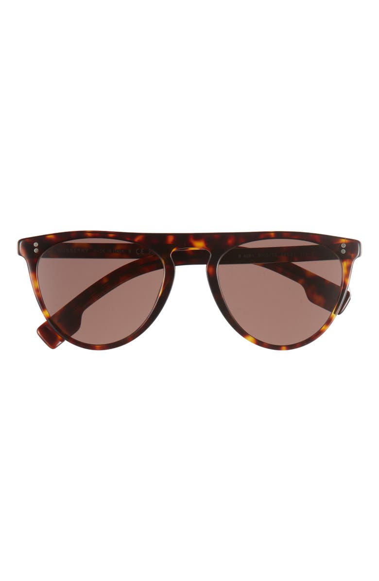 Burberry 54mm Sunglasses, Main, color, Havana/ Brown Solid