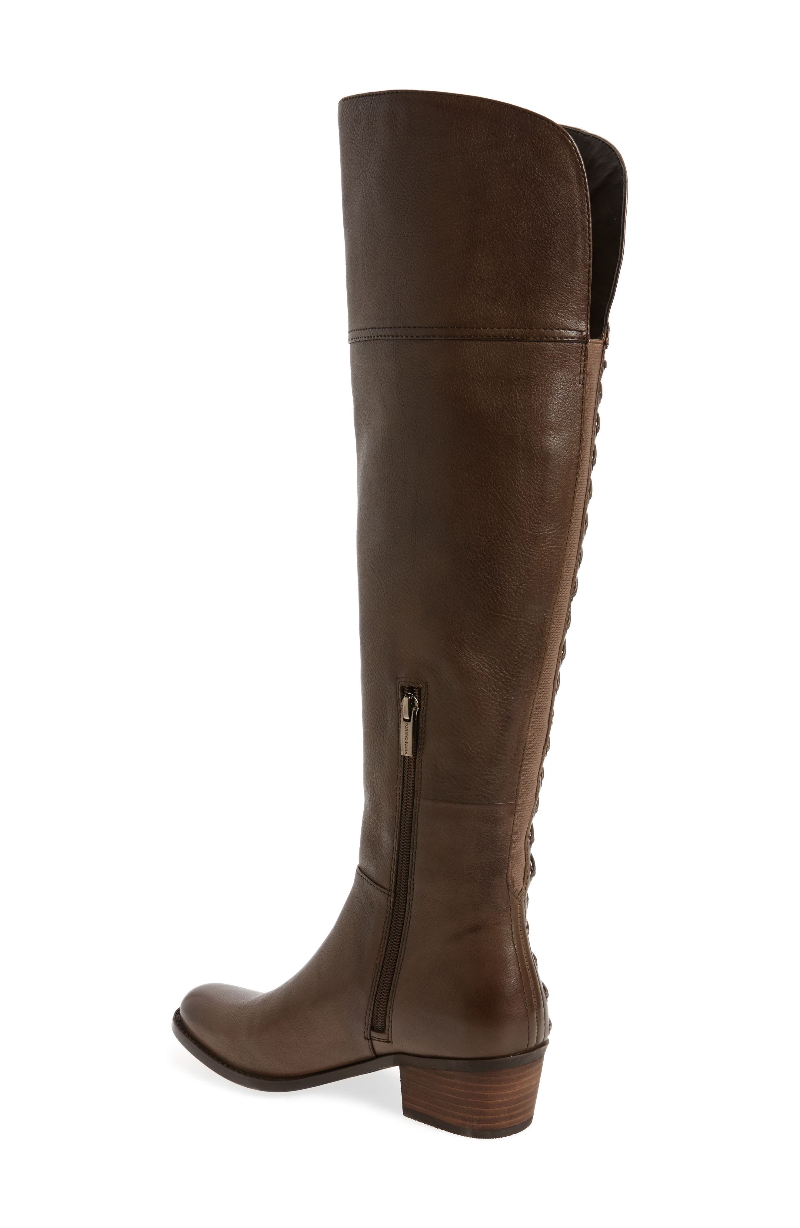 Bolina Over the Knee Boot, Alternate, color, WOOD SMOKE