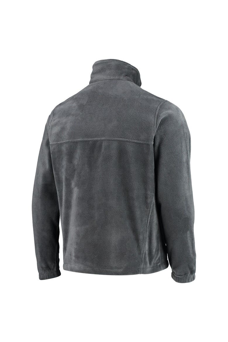 Men's Columbia Philadelphia 76ers Heathered Charcoal Flanker Full-Zip Jacket, Alternate, color, Heather Charcoal