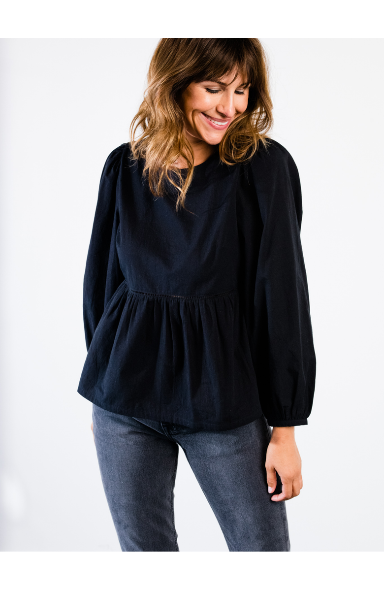 ABLE Lauren Babydoll Top, Main, color,