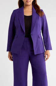 Tahari ASL One-Button Blazer