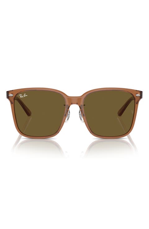 Slim Square 57mm Sunglasses
