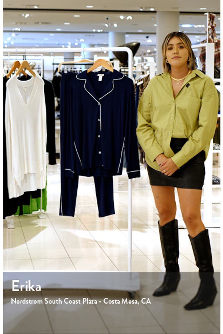 Gisele Slim Jersey Knit Pajamas video