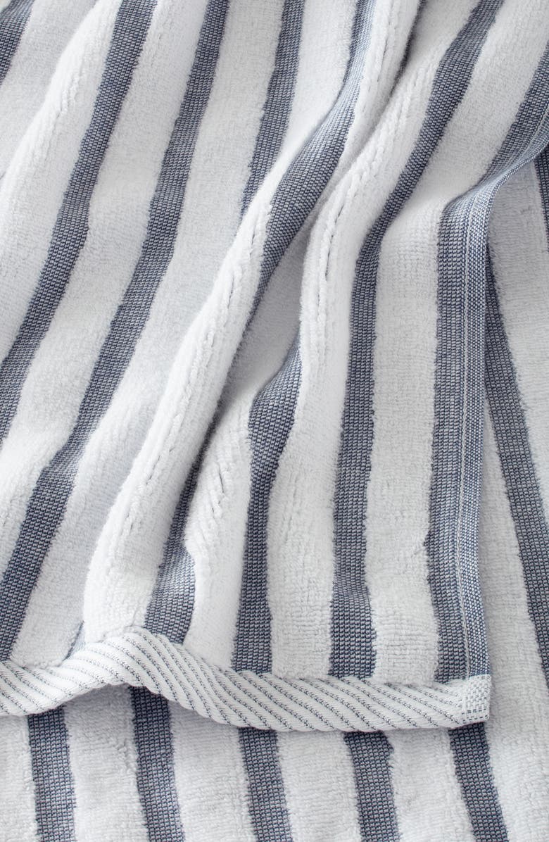 Nordstrom Mixed Stripe 6-Piece Cotton Towel Set, Alternate, color, Blue Vintage Multi