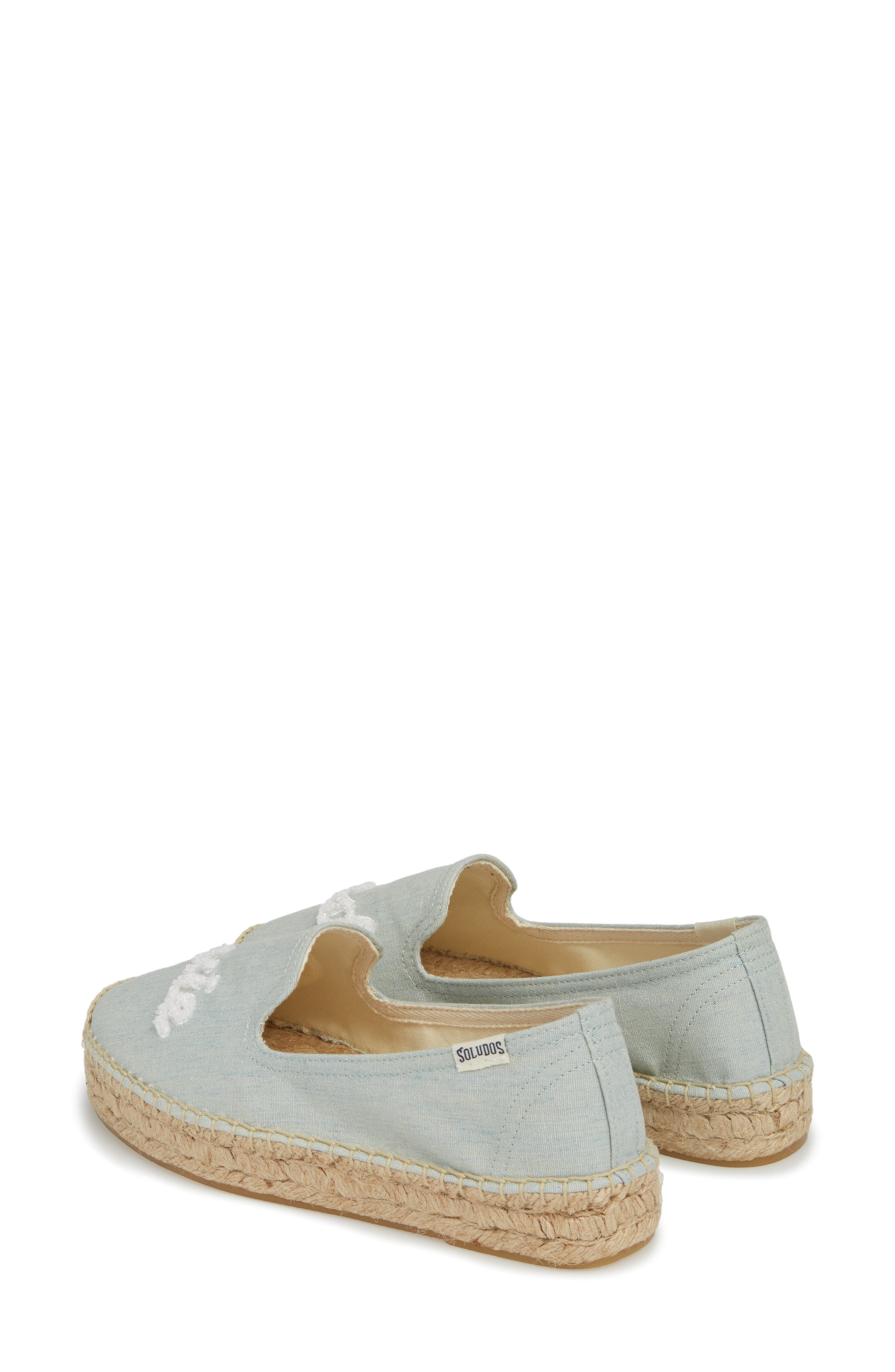 Soludos C'est la Vie Smoking Slipper Espadrille, Alternate, color, 