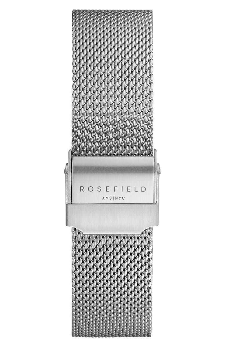 ROSEFIELD Tribeca Mesh Strap Watch, 33mm, Alternate, color,