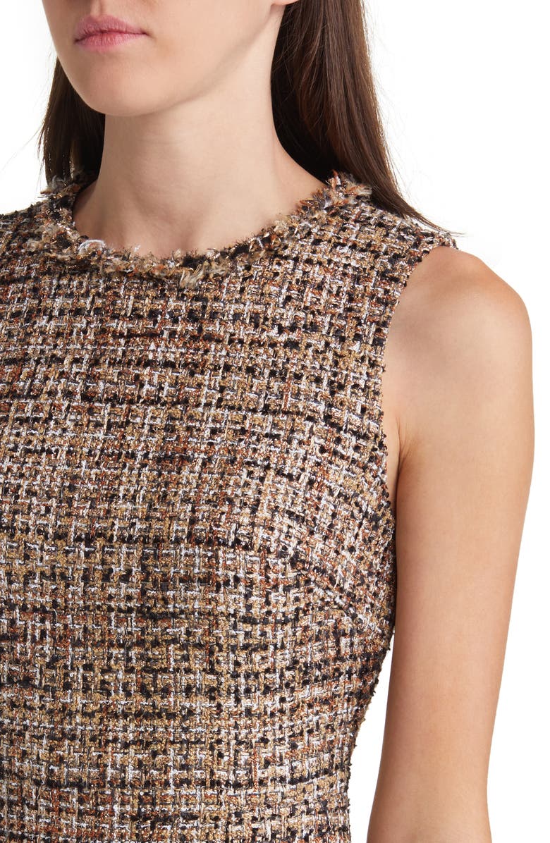 KOBI HALPERIN Reilly Tweed Sheath Dress, Alternate, color,