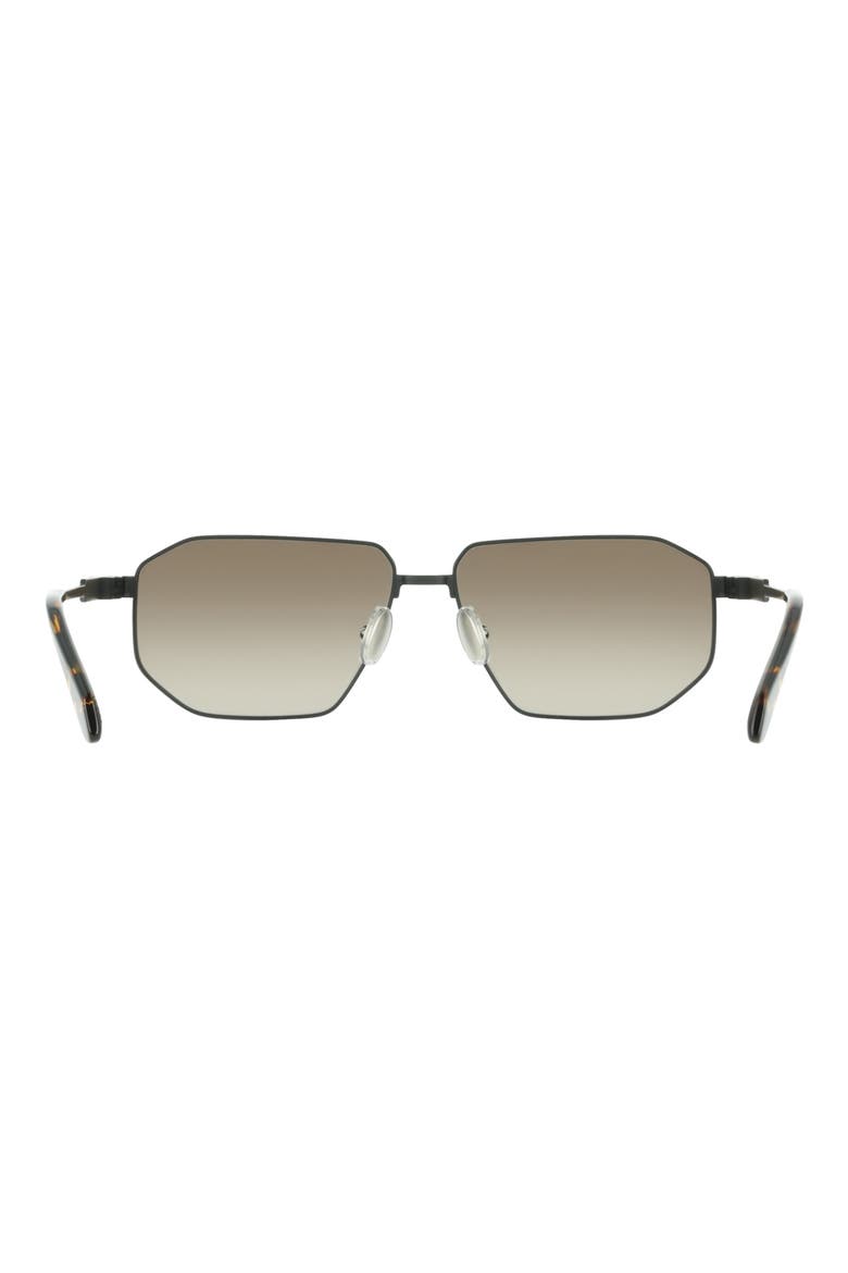 59mm Aviator Sunglasses, Alternate, color, MATTE BLACK