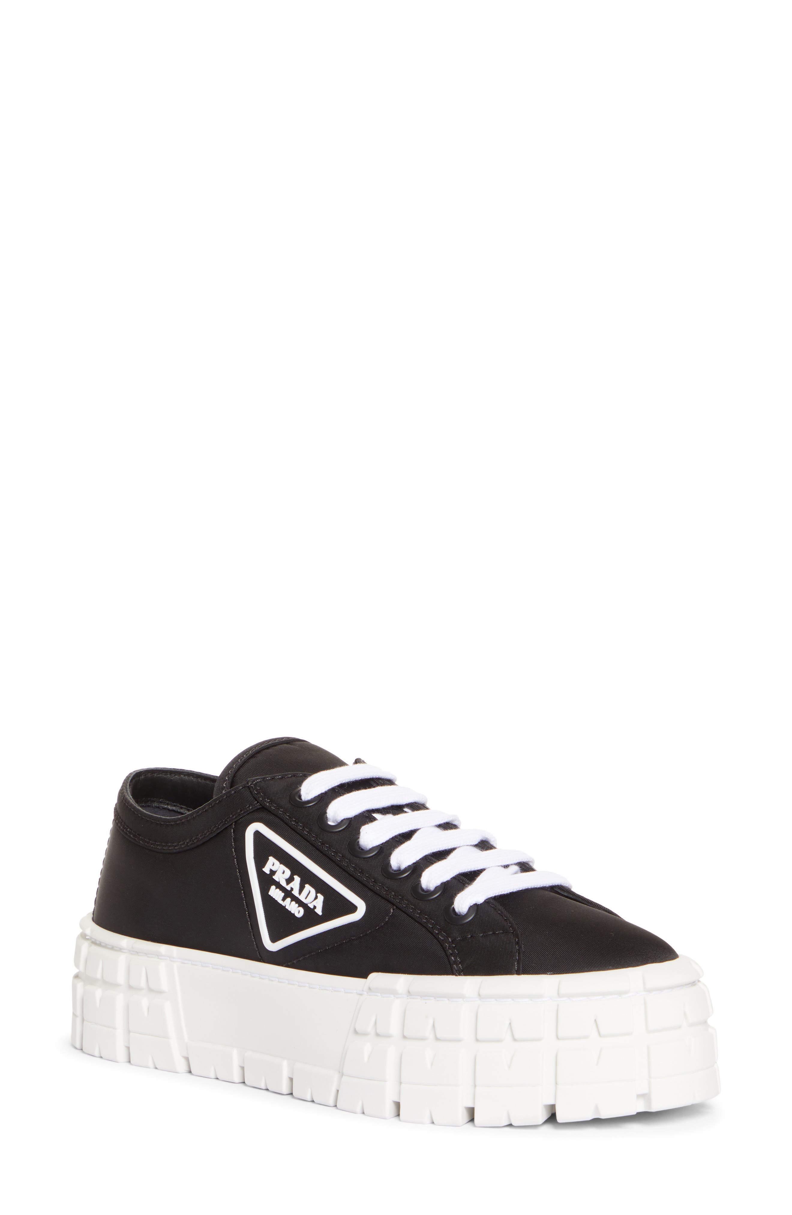 Double Wheel Platform Sneaker, Main, color, NERO