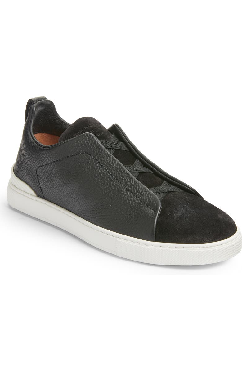ZEGNA Triple Stitch Low Top Sneaker, Main, color,
