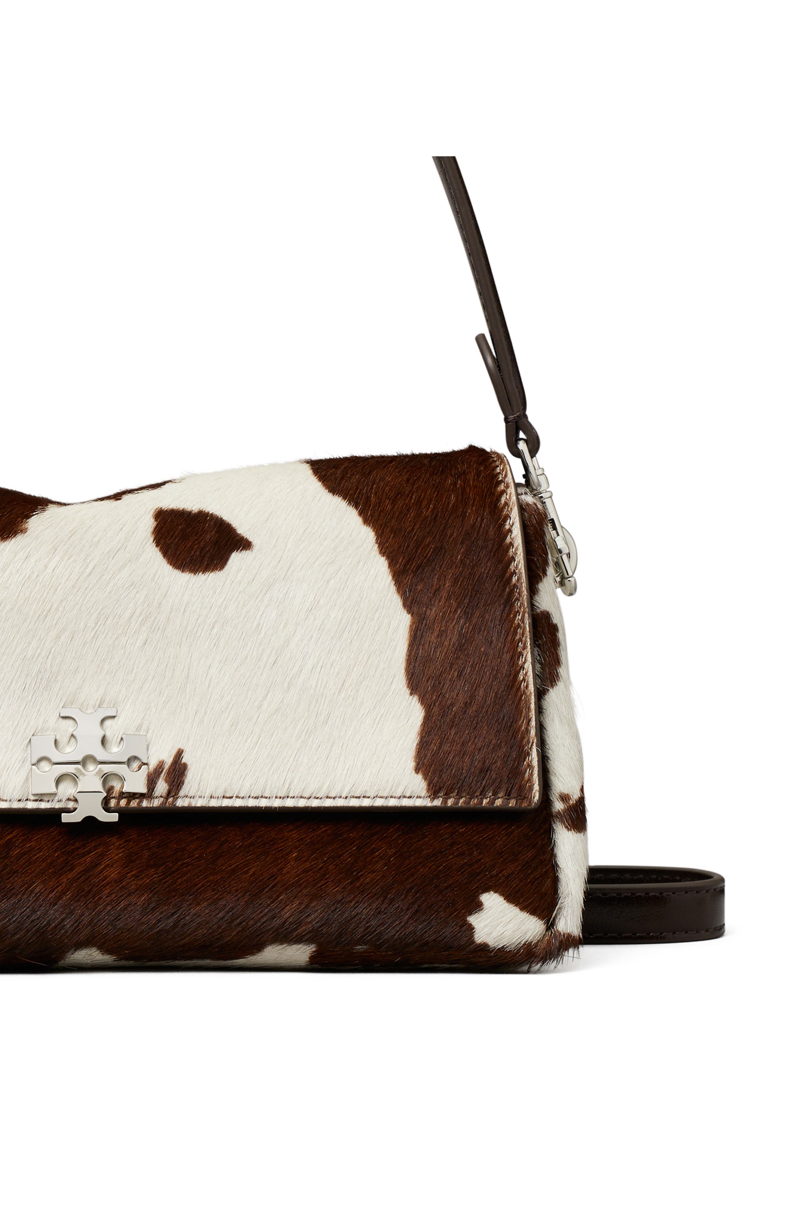Charlie Small Genuine Calf Hair Shoulder Bag, Alternate, color, MOCHA BROWN / SHEA BUTTER