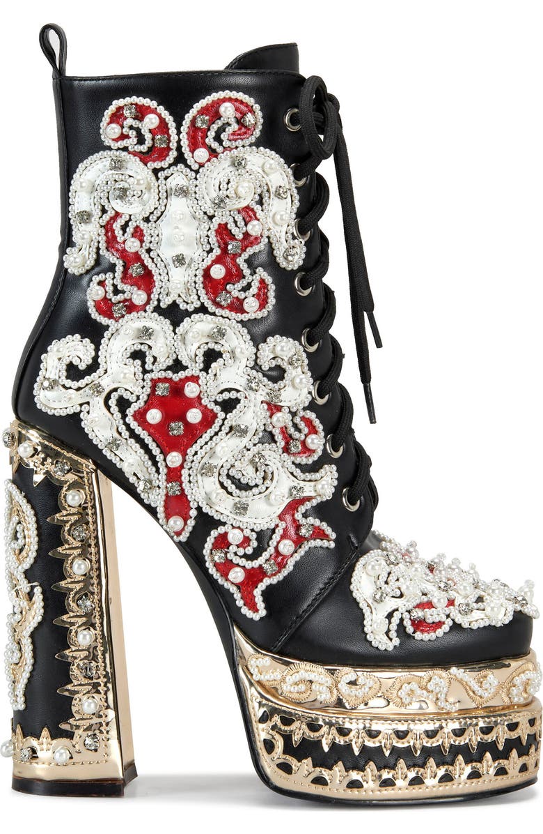 AZALEA WANG Blithe Platform Bootie, Alternate, color,