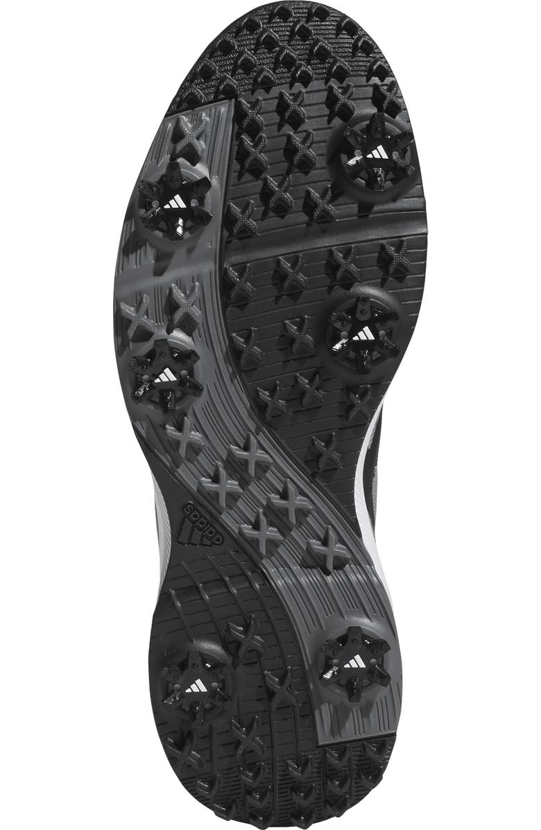 adidas Traxion Response Spikeless Golf Shoe, Alternate, color, Black/ White/ Silver