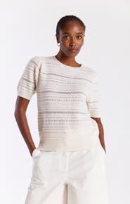 Brodie Pure Cashmere Textured Taylor 100% Cashmere Top