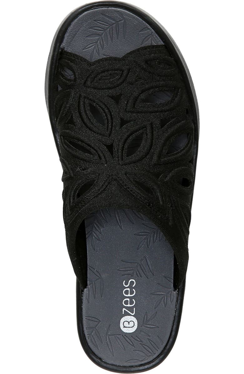 LifeStride Susie Slide Sandal, Alternate, color, Black Fabric