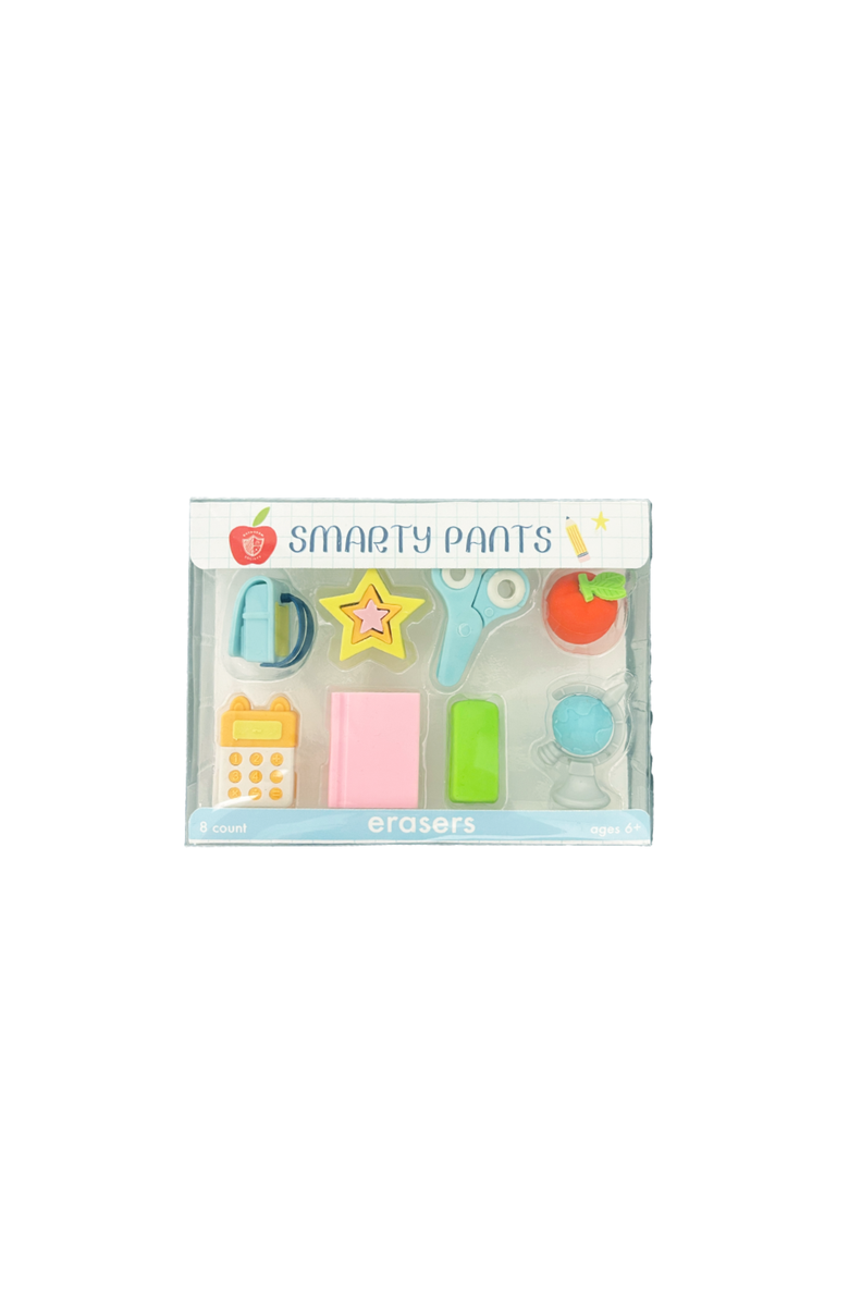 Daydream Society Smarty Pants Eraser Set, Main, color, Assorted Pre-Pack