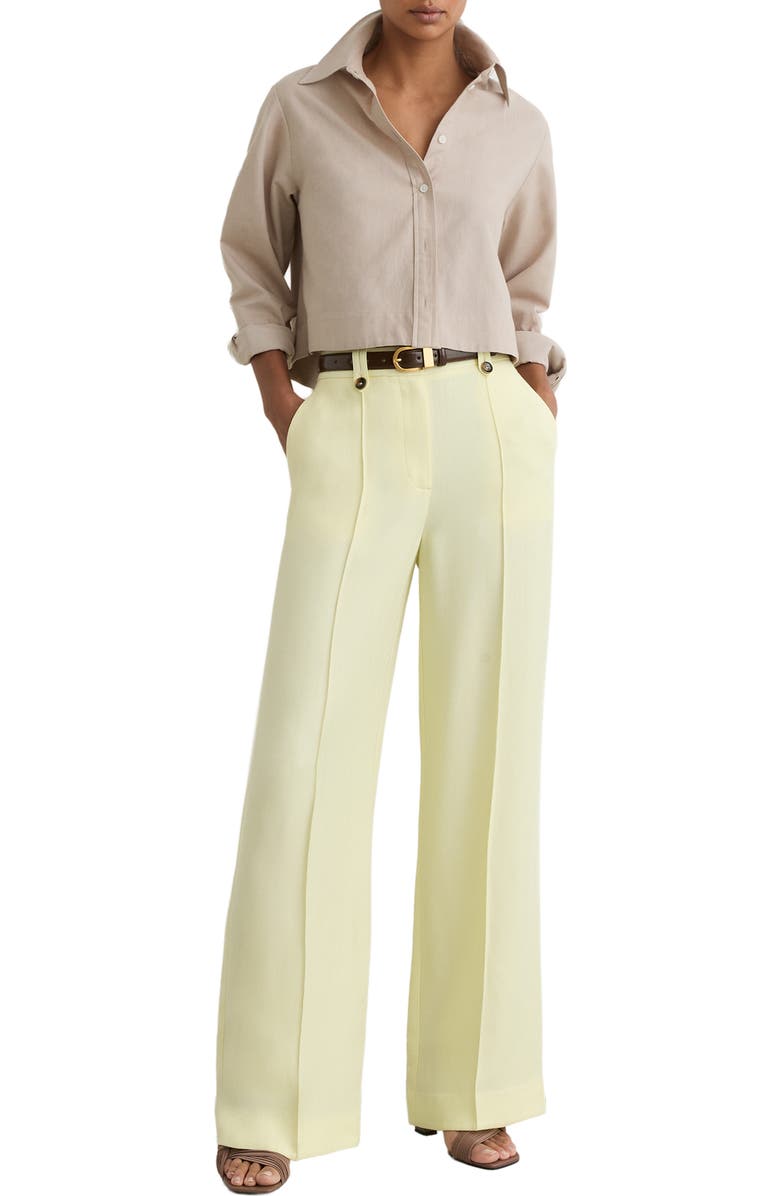 Reiss Raya Slide Sandal, Alternate, color, Taupe