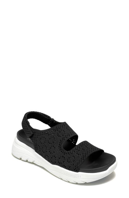 Aerosoles Helsea Mesh Slingback Sandal in Black Lace Knit at Nordstrom, Size 10