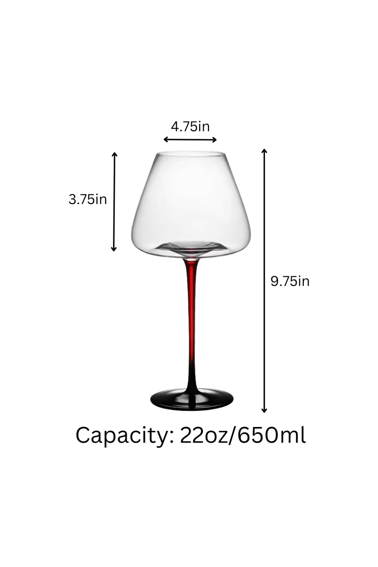 Extra Large Concave Champagne Glasses - 24oz - Set of 2, Alternate, color, Clear