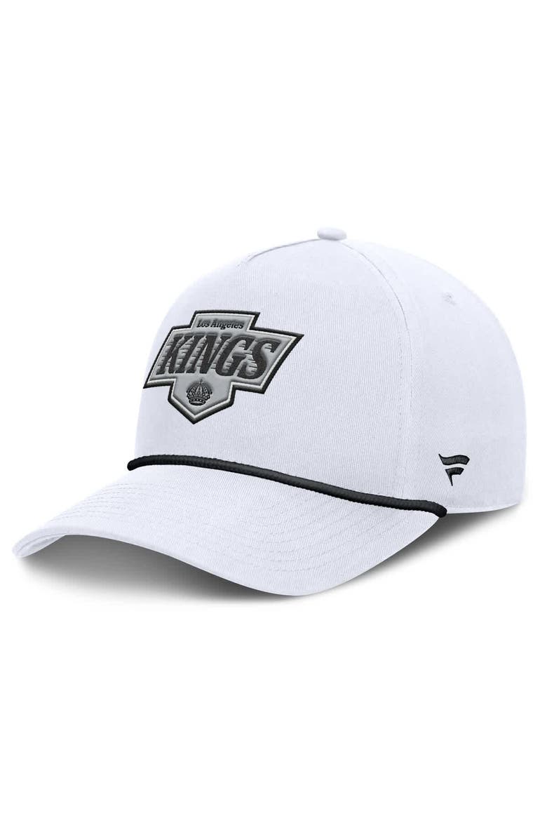 FANATICS Men's Fanatics White Los Angeles Kings Rope A-Frame Adjustable Hat, Main, color, 