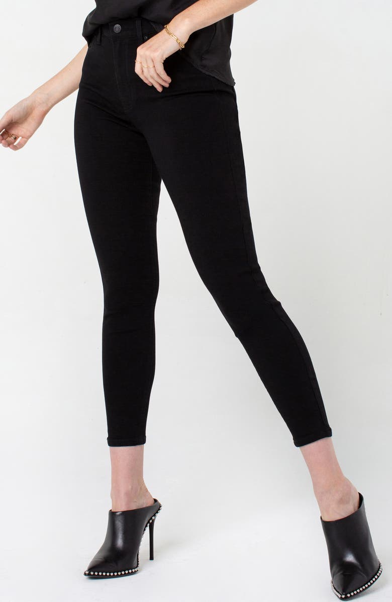 Rachel Roy High Waist Ankle Skinny Jeans, Alternate, color, 