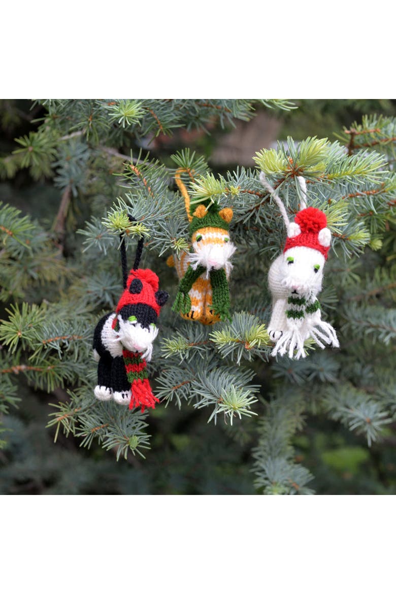 Cat Ornaments, Alternate, color, Multi