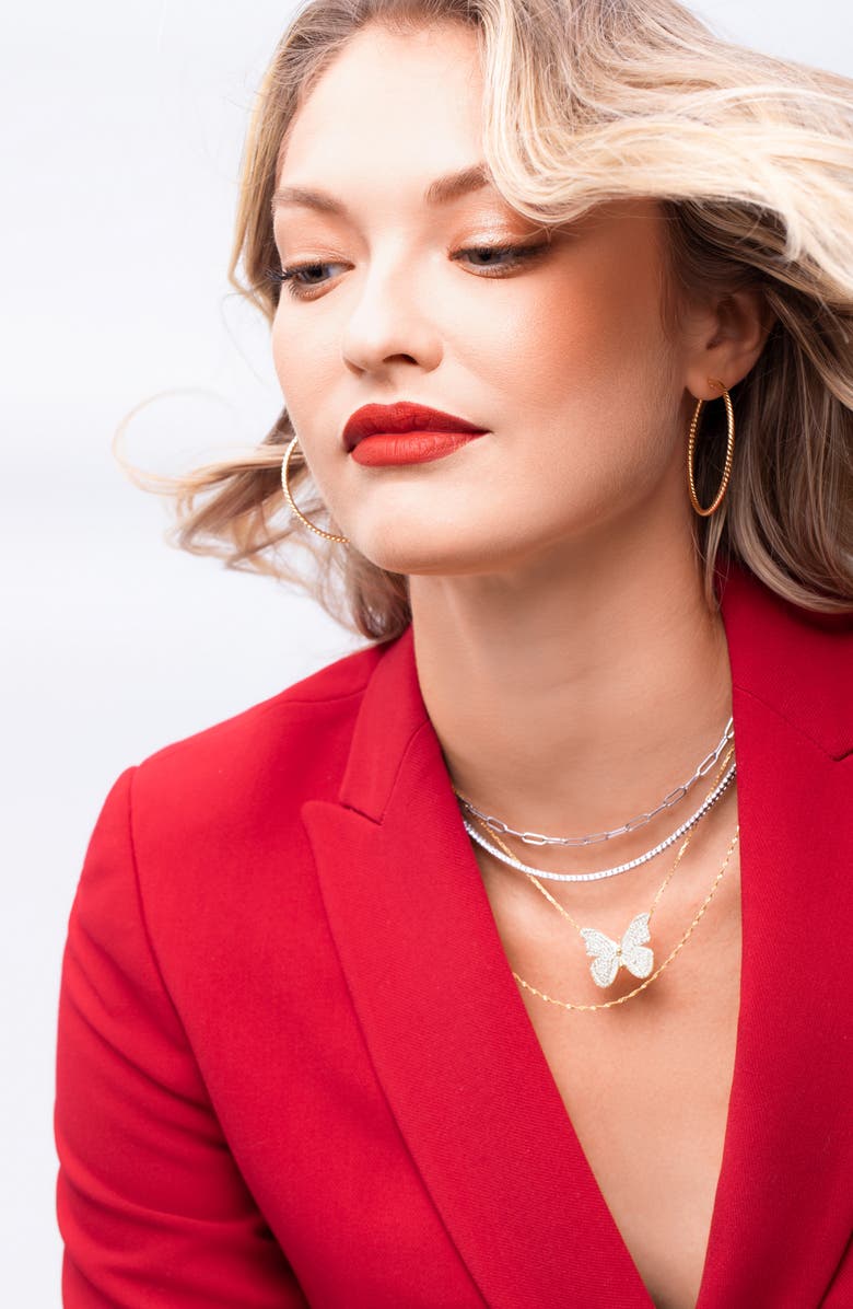 Bony Levy Ofira 14K Gold Chain Link Necklace, Alternate, color, 14K White Gold