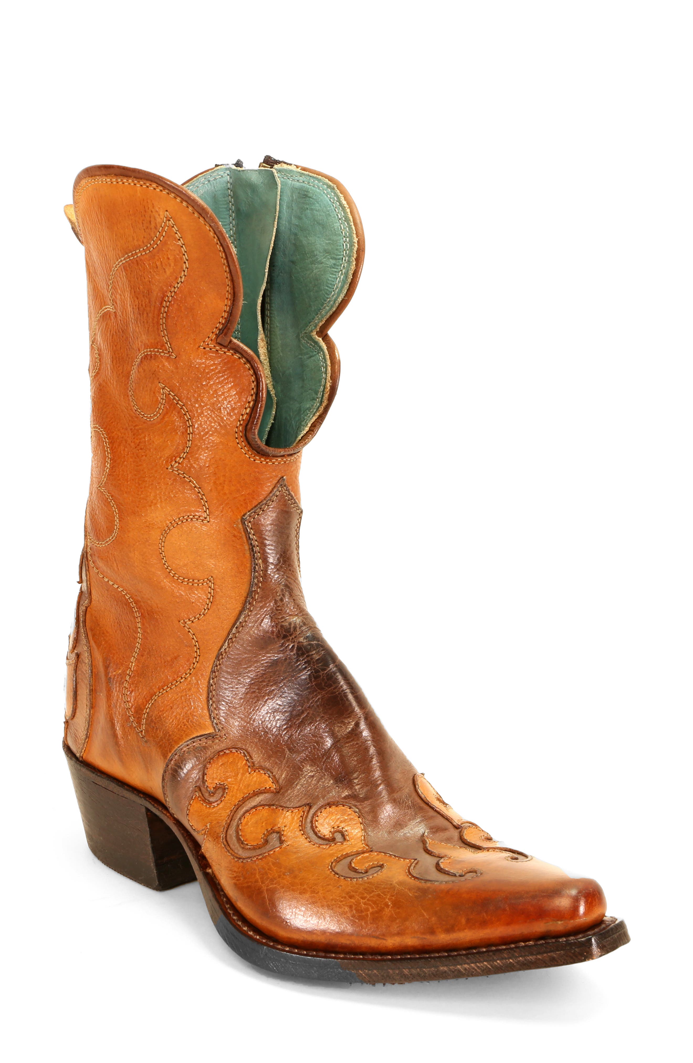 Deuce Cowboy Boot, Main, color, PECAN ALMOND RUSTIC