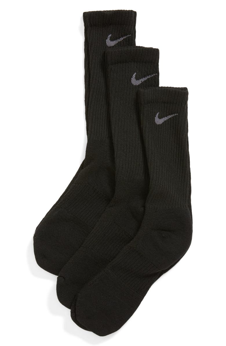 Nike Dri-FIT 3-Pack Crew Socks, Main, color, 