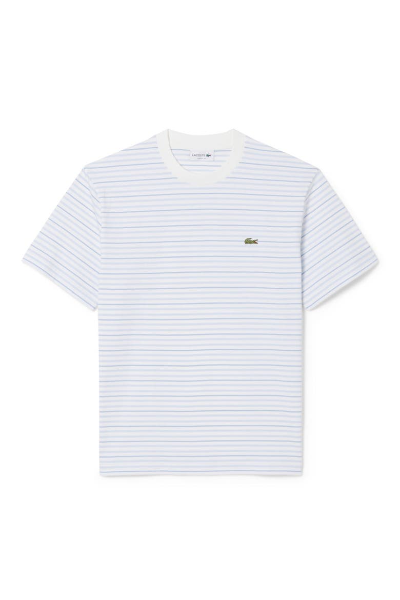 Essentials Stripe Cotton T-Shirt, Alternate, color, PHOENIX BLUE/ FLOUR